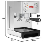 Lelit Anna Máquina de Café - Con Espumador de Leche - PL41EM-2G80 - Acero Inoxidable Pulido
