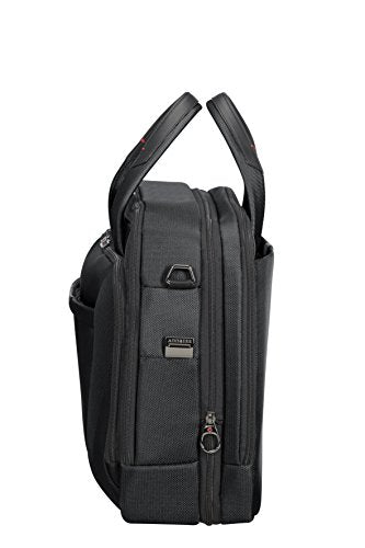 Samsonite PRO -DLX 5-17.3 pulgadas Bolsa de laptoppandable, 46 cm, 24.5/31 L, negro (negro)