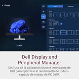 Dell 32 Plus Monitor - S3225QC, 4K UHD (3840x2160), 120Hz, QD OLED, 0.03ms, AMD FreeSync Premium Pro, HDR True Black 400, Dolby Vision, Altavoces Integrados, 3 USB-C, HDMI,