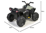 FEBER- Quad Boxer, Vehículo eléctrico a batería, 12 V, Verde (Famosa 800012541), Versión previa