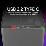 Cooler Master NR200P MAX SFF Small Form Factor Mini-ITX Case, Custom 280mm AIO, 850W SFX Gold PSU, Triple Ranura Vertical Mount GPU, PCIe Gen4 Riser, Tempered Glass or Vented Panel (NR200P-MCNN85-SL0)