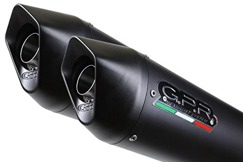 Gpr y.120.Cuerda Par terminales omologati con racor para Yamaha FJR 1300 2006/16, Furore negro