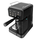 Cecotec Cafeteras Express Semiautomáticas Power Espresso Touch ColdBrew Latte. 1350W, 20 Bares, Frío, Templado o Caliente, Pantalla Táctil, 1.5L Depósito Agua, 500ml Depósito Leche, Doble Brazo