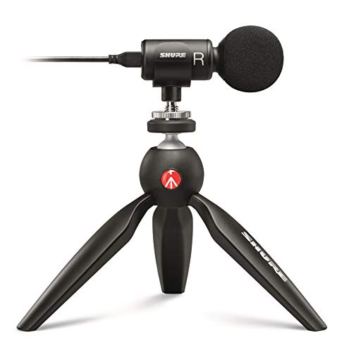Shure Paquete de vídeo portátil con Cascos SE215 y Kit de vídeo MV88+ con micrófono estéreo Condensador Digital