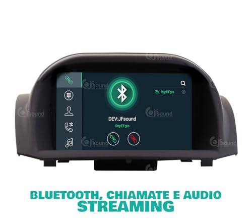 Radio de Coche para Ford Fiesta 2013-16 Android GPS Bluetooth WiFi USB Dab+ Touchscreen 7" 8core Carplay AndroidAuto