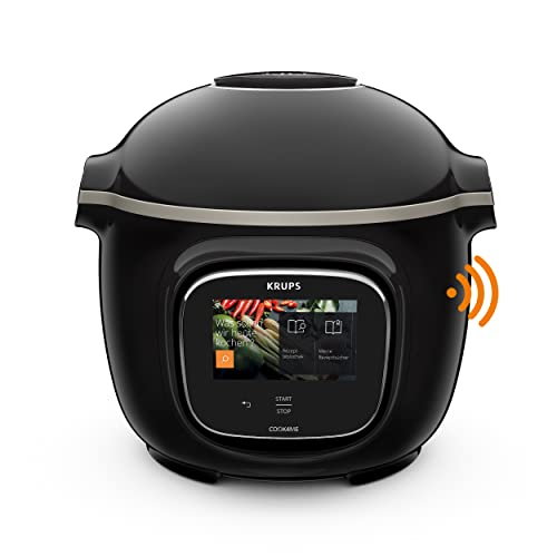 Krups CZ912815 Cook4Me Touch Multicooker, Plástico, Negro