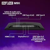 Sony INZONE M9II Monitor Gaming, 27 Pulgadas, 4K Ultra HD: Resolución 2160p, Frecuencia actualización 160 Hz, 1 ms GTG, Espectro DCI-P3 95%, Full Array LED, G-Sync, Adaptive Sync, VRR, Negro
