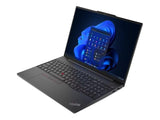 Lenovo Thinkpad E16 Gen 1 - Ordenador Portátil 16" WUXGA, (Intel Core i5-1335U, 8GB RAM, 256SSD, Integrated Integrated Intel Iris Xe Graphics, W11Pro), Graphite Black -Teclado QWERTY Español