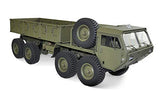 Amewi U.S. Camión 8 x 8 volquete 1:12, vehículo Militar teledirigido, Color Verde (22437)