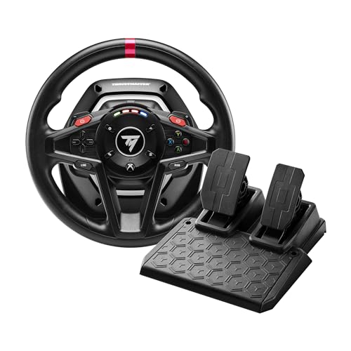 Thrustmaster T128 Shifter Pack, Volante de Carreras T128 y TH8S Shifter Add-On, Compatible con Xbox y PC
