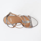 BOSS Janet_San90_BBLMNS, Sandalia Mujer, Plata, 38 EU