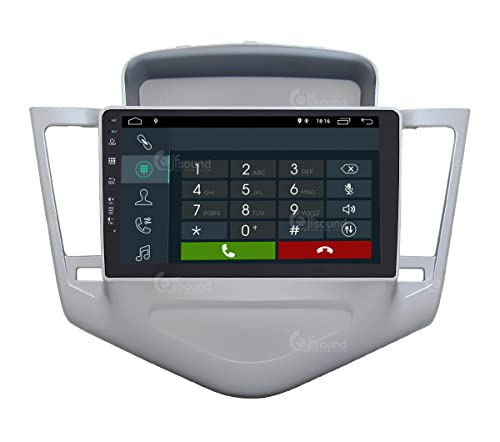 Radio de Coche para Chevrolet Cruze 2009-11 Plata Android GPS Bluetooth WiFi USB Dab+ Touchscreen 9" 4core Carplay AndroidAuto