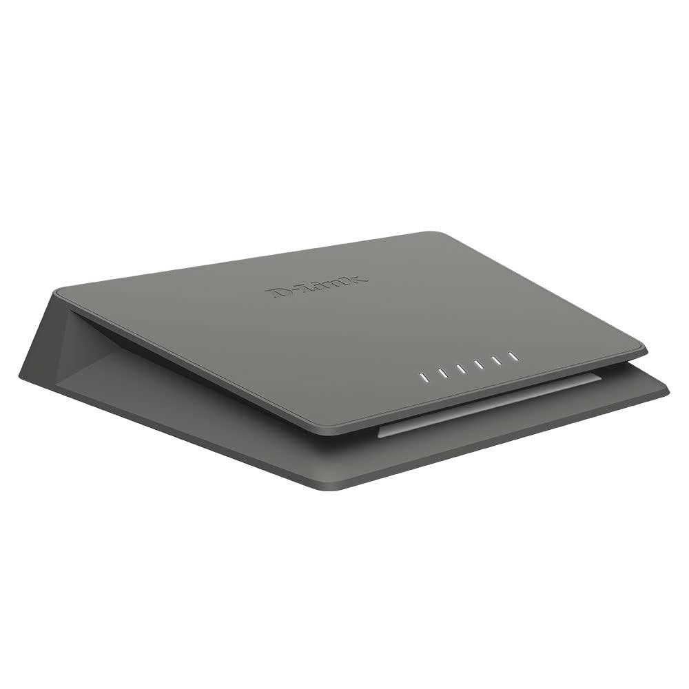 D-Link DMS-106XT Switch Multigigabit para Gaming, 5 Puertos LAN 2.5 Gigabit, 1p LAN 10 Gigabit, sin gestión, diseño avanzado con Leds, Turbo Mode, IGMP Snooping, priorización Inteligente