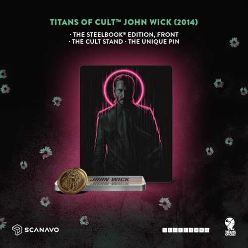 John Wick 10th Anniversary Titans of Cult [4K Ultra HD] [2014] [Blu-ray] [Region Free]