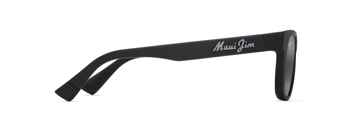 Maui Jim Kaulike Sunglasses, Matte Black, 53-19-145 Unisex Adulto