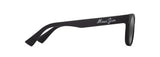 Maui Jim Kaulike Sunglasses, Matte Black, 53-19-145 Unisex Adulto
