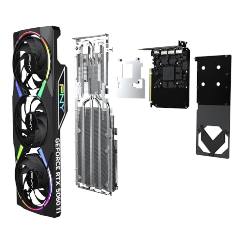 PNY GEFORCE RTX™ 5060 Ti 8GB ARGB Overclockeado Triple Ventilador DLSS 4