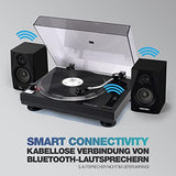 Giradiscos Reloop RT-1 BT con accionamiento por correa para aplicaciones de DJ y HiFi, salida Bluetooth para conexión inalámbrica con altavoces Bluetooth