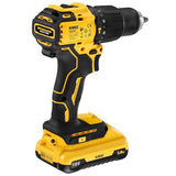 DEWALT DCD709L2T-QW - Taladro Percutor sin escobillas XR 18V 13mm 65Nm con 2 baterías Li-Ion 3,0Ah y maletín TSTAK