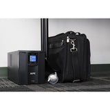 Schneider Electric SMC1000IC SAI Inteligente UPS C de APC de 1000 VA, LCD, 230V con SmartConnect, 43.9cm x 21.9cm x 17.1cm, Negro
