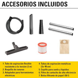 STANLEY SXVC50XTDE Aspirador Multiuso de sólidos y líquidos con Toma para Herramientas eléctricas integrada (1600 W, 50 l)