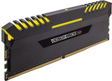 Corsair Vengeance RGB - Kit de memoria Entusiasta de 16 GB (2 x 8 GB, DDR4, 3200 MHz, C16 XMP 2.0) negro