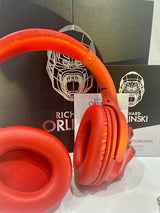 ORLINSKI Auriculares Bluetooth 5.1, Altavoz de 40 mm, 6 Horas de autonomía, micrófono Integrado Red + Memoria USB de 64 GB