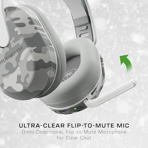 Turtle Beach Stealth 500 Camo Ártico Auriculares de Juego inalámbricos con 40 Horas Batería y Bluetooth para Xbox Series X o S, Xbox One y móvil