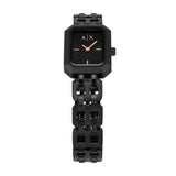Armani Exchange Orologio da Donna, Movimento al quarzo a Due lancette e cassa da 27 mm con cinturino in Acciaio inossidabile