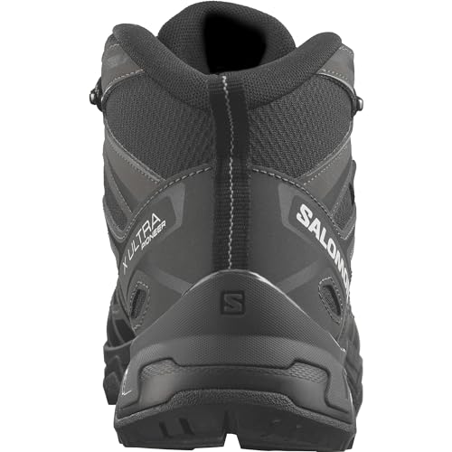Salomon X Ultra Pioneer Mid Gore-Tex Zapatillas de Senderismo para Hombre, Cualquier clima, Sujeción del pie segura, Estabilidad y amortiguación, Black, 43 1/3