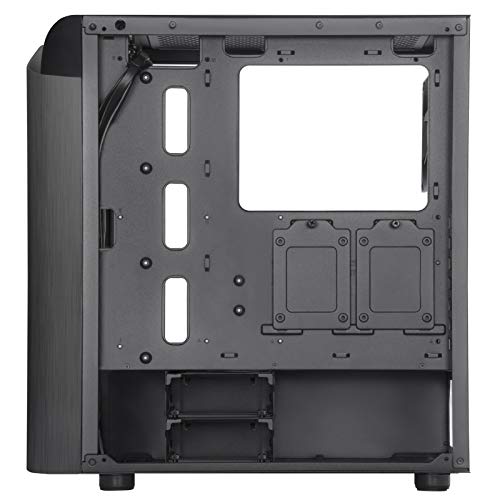 SilverStone Technology SST-SEA1TB-G - Seta A1 Carcasa de computadora ATX de Torre Central, Parte Lateral de Vidrio Templado, Titanio sobre Negro