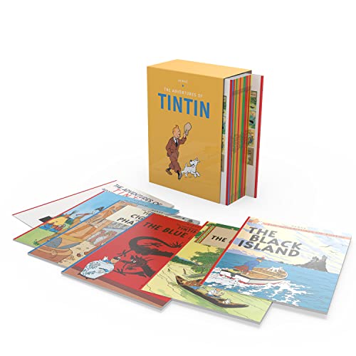 Tintin Paperback Collection: 23 Book Box-Set: The Complete Official Classic Children’s Illustrated Mystery Adventure Series (The Adventures of Tintin)