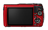 OM System Tough TG-7 Cámara subacuática roja, Impermeable, a Prueba de congelación, Alta resolución Brillante, Video 4K 44x Macro Disparo