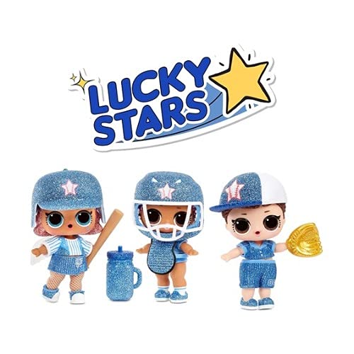 L.O.L. Surprise! All-Star Colección Deporte Serie 1, Equipo de béisbol con 12 muñecas, Más de 90 sorpresas, tarjetas coleccionables, ropa y accesorios, Edad: 3+ años , Exclusivo en Amazon