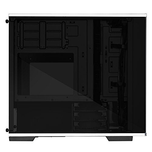 Silverstone SST-LD01B Lucid Serie Mini Tower Micro ATX - Caja para Ordenador (3 Paneles Laterales de Cristal Templado)