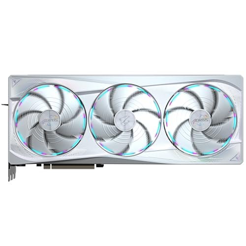 Gigabyte AORUS GeForce RTX 5090 Master Ice 32G Tarjeta Gráfica - 32GB GDDR7, 512 bits, PCI-E 5.0, 2655MHz Frecuencia Base, 3 x DP 2.1a, 1 x HDMI 2.1b, NVIDIA DLSS 4, GV-N5090AORUSM ICE-32GD