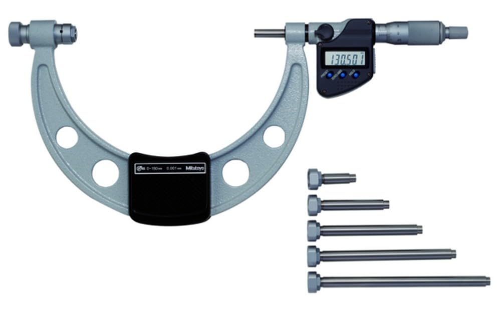 Mitutoyo 340-251-30 - Micrófono exterior con tobillos intercambiables (0-150 mm)