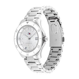 Tommy Hilfiger Reloj Analógico de Cuarzo para Mujer con Correa de Acero Inoxidable Plateada - 1782512