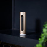 Netatmo Cámara de Vigilancia Interior con Soporte de Pared, WiFi, AI Reconocimiento Facial, Detección de Movimientos, Transmisión en Vivo, Visión Nocturna, FHD 1080p, Sin Costo Adicional, NSC-AMZ