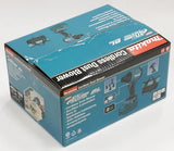 Makita AS001GA102 - Soplador de batería (40 V, máx. 2,0 Ah, 1 batería + Cargador en Bolsa de Transporte), Color Azul