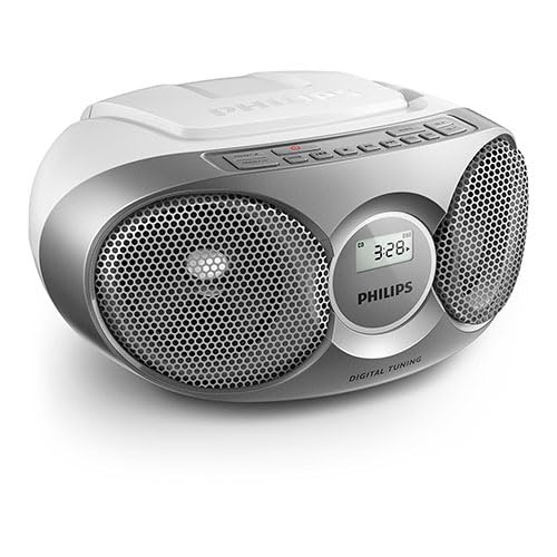 Radio CD Compacto con tecnología Audio, Entrada USB, sintonizador FM y Salida de Auriculares; Ideal para Disfrutar música en el hogar.