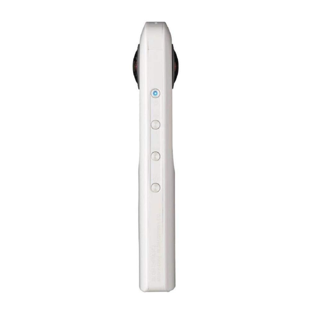 Ricoh Theta SC2 - Cámara Blanca de 360°, Video 4K con estabilización de Imagen, Imagen, Transferencia de Datos de Alta Velocidad, Hermosa Vista Nocturna con bajo Ruido, Delgada y