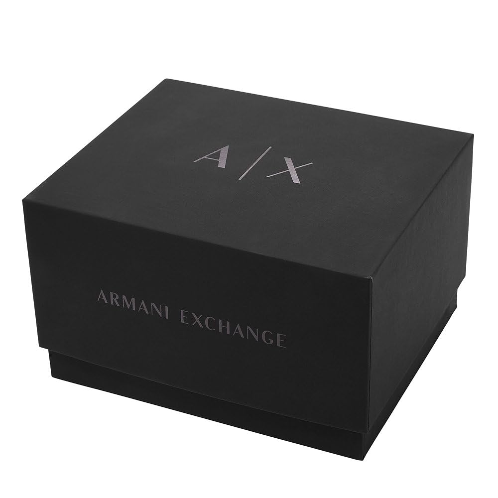 Armani Exchange Orologio da donna, Movimento al quarzo a tre lancette e cassa da 36 mm con cinturino in acciaio inossidabile, Conjunto tono plata y tono oro