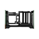 Fractal Design Terra Jade - Wood Walnut Front Panel - Small Form Factor - mITX Gaming Case – PCIe 4.0 Riser Cable – USB Type-C - Anodized Aluminum Panels