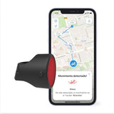 Invoxia Bike Tracker, Localizador GPS Antirrobo para Bicicleta, Negro, Suscripción de 3 años Incluida