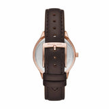 Michael Kors Reloj Slim Runway para Mujer, 38 mm, Movimiento trifuncional de Cuarzo con Correa de Piel