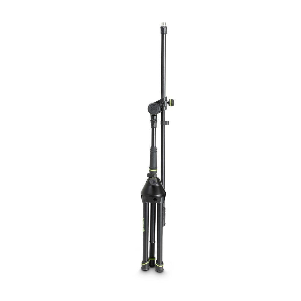 Gravity MS 4221 B - Pie de micrófono corto con trípode y brazo jirafa de 2 puntos de ajuste