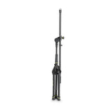 Gravity MS 4221 B - Pie de micrófono corto con trípode y brazo jirafa de 2 puntos de ajuste