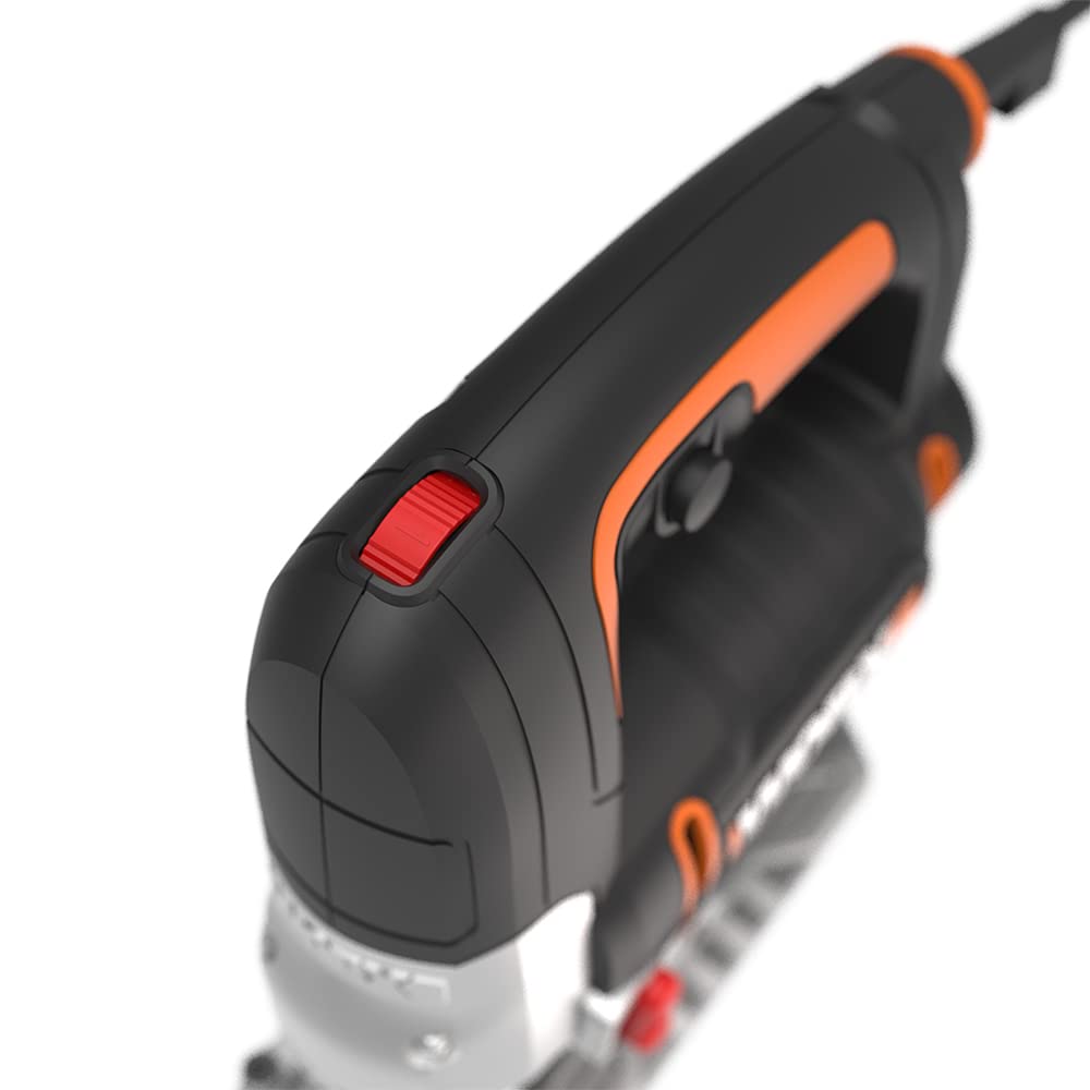 WORX Sierra de calar pendular 750W | WX479 | Luz LED | Cambio de cuchillas sin herramientas, extracción de polvo