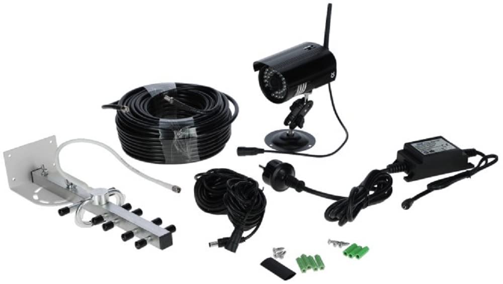 Kerbl Cámara 2,4 GHz Incl. Antena Exterior, Cable y Accesorios